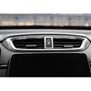 Car Accessories Fit For Honda CR-V CRV 2017 2018 2019 2020 2021 2022 Interior Center Console Middle AC Air Outlet Vent Trim (Matte Silver) ABS 1 PC