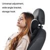 A09 Car Seat Headrest Memory Foam Comfortable Neck Pillow, Style: Without Stand (Gray)