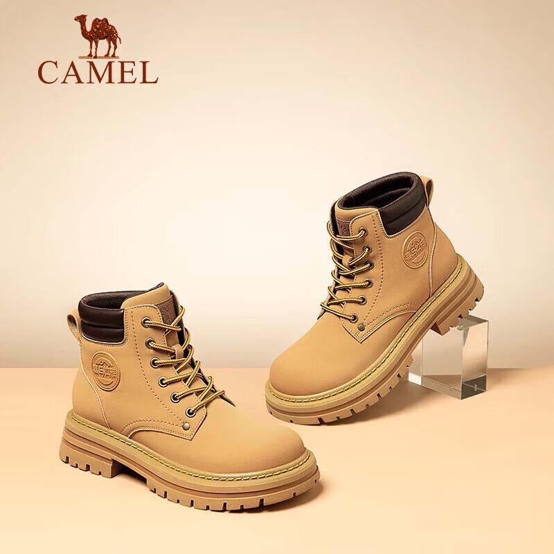 CAMEL Women s Classic High-Top Martin Boots L23W076044 37
