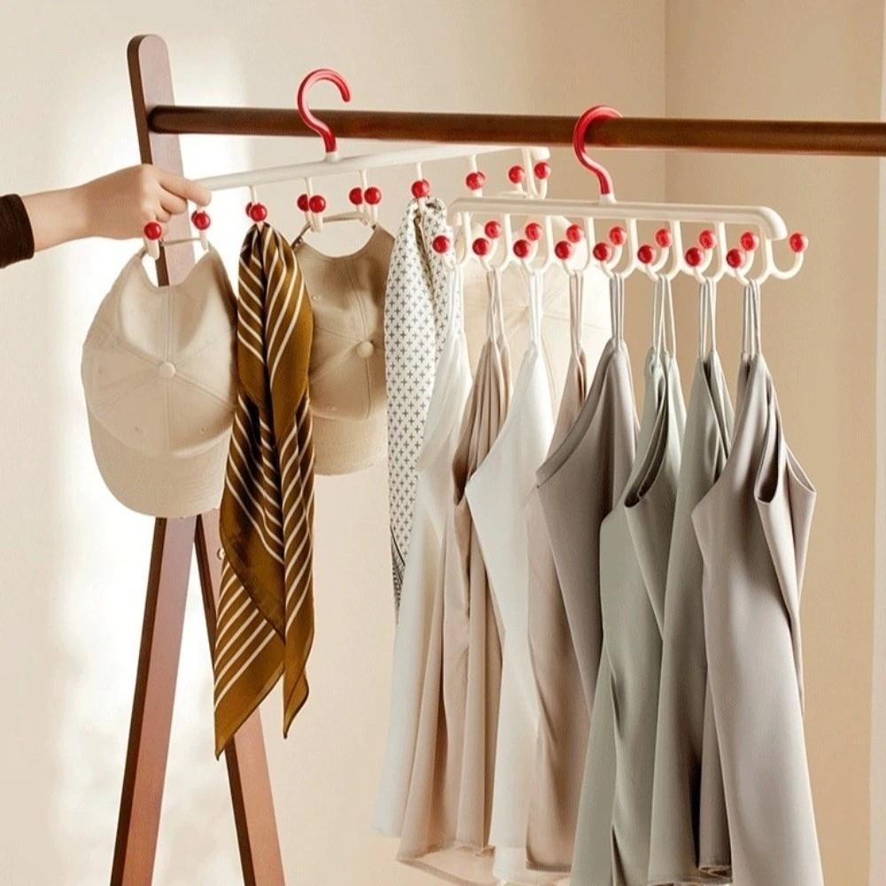 Dopamine Clothes Hanger Multifunctional Laundry Organizer Rack Rotating Hanger Home Balcony
