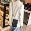 Borsa da Telefono Versatile in Pelle di Mucca da Donna 2025 Nuova alla Moda con Catena Design di Nicchia Mini Borsa a Tracolla