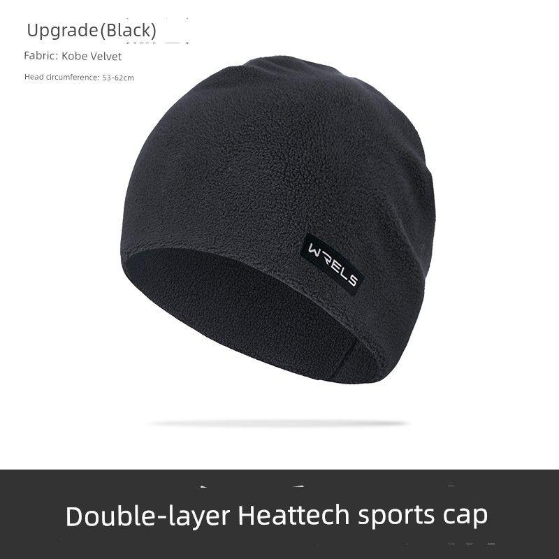 

Спортивная теплая шапка для мужчин и женщин, для активного отдыха, велоспорта, рыбалки, спортивная шапка-рукав, осенне-зимняя, ветрозащитная, флисовая, клетчатая, с ушками Black((Upgrade Kobe Velvet)) All yards