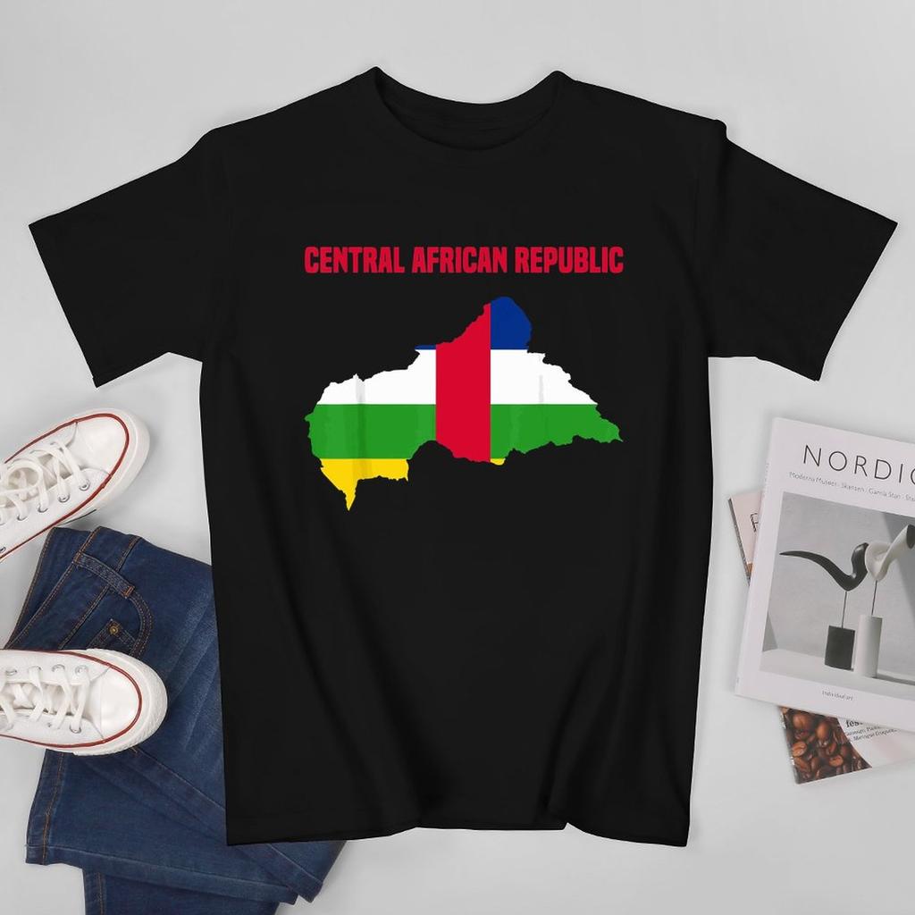 More Design Unisex Tshirt Central African Republic Tees Tshirt Oneck T Shirts Unisex Boys Clothing 100 Cotton