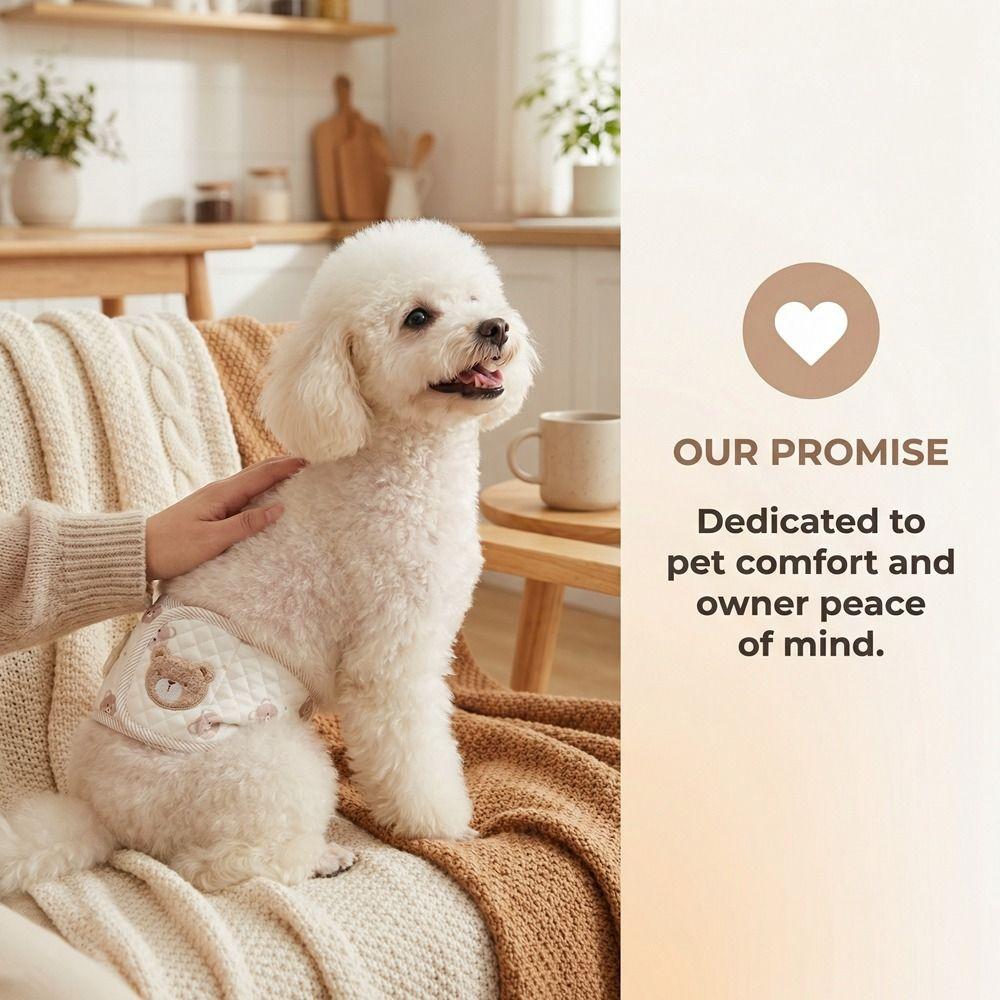 Breathable Pet Dog Diaper Leak Proof Sanitary Underwear Washable Pet Physiological Pant  Pet Cat