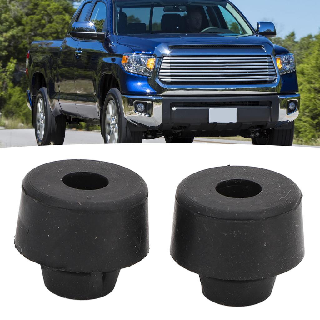 2PCS Tailgate Stop Cushion 90541‑11015 Effective Buffering Rubber Tailgate Bumper Stop for Tundra Tacoma