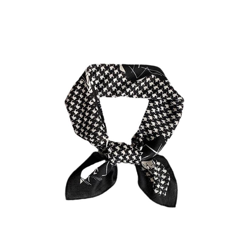 Silk scarf square scarf high-end new thickened warm scarf head scarf neck protection small scarf