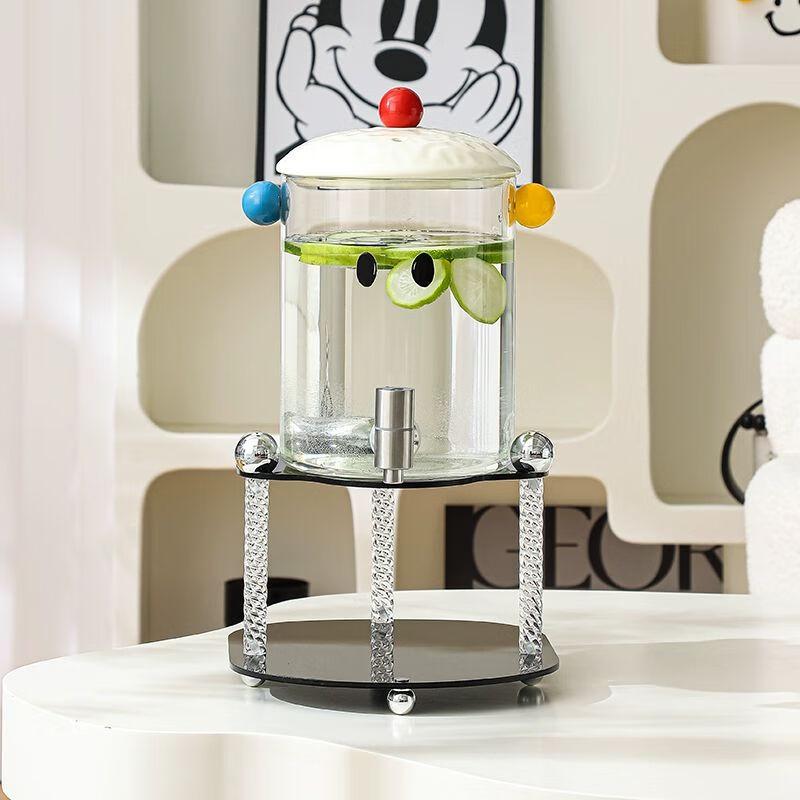 Anmu Glass Cold Water Kettle with Tap