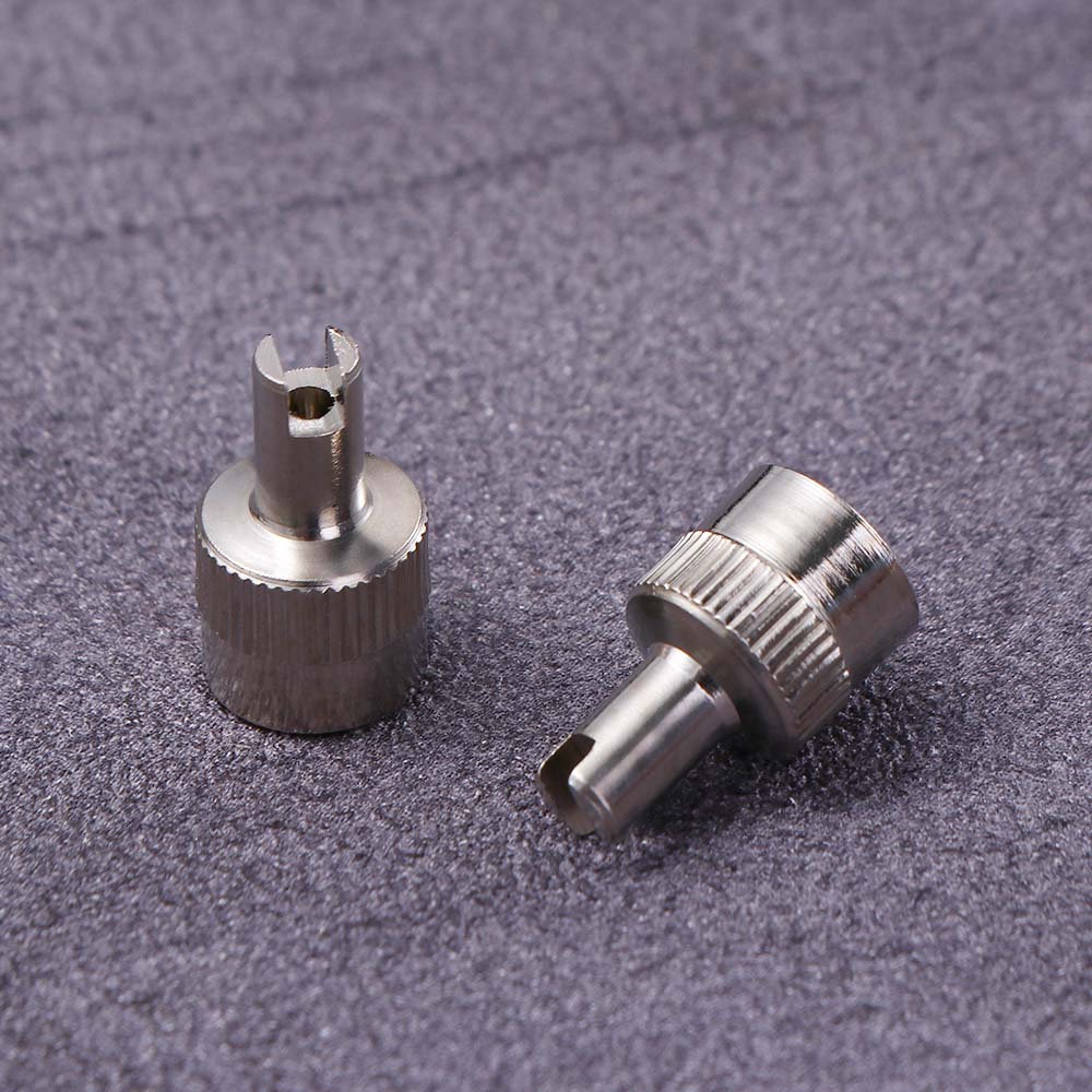 Valve Core Remover Wheel Caps Slotted Valve Cap Tire Valve Stem Caps Wheel Tires Valves Covers