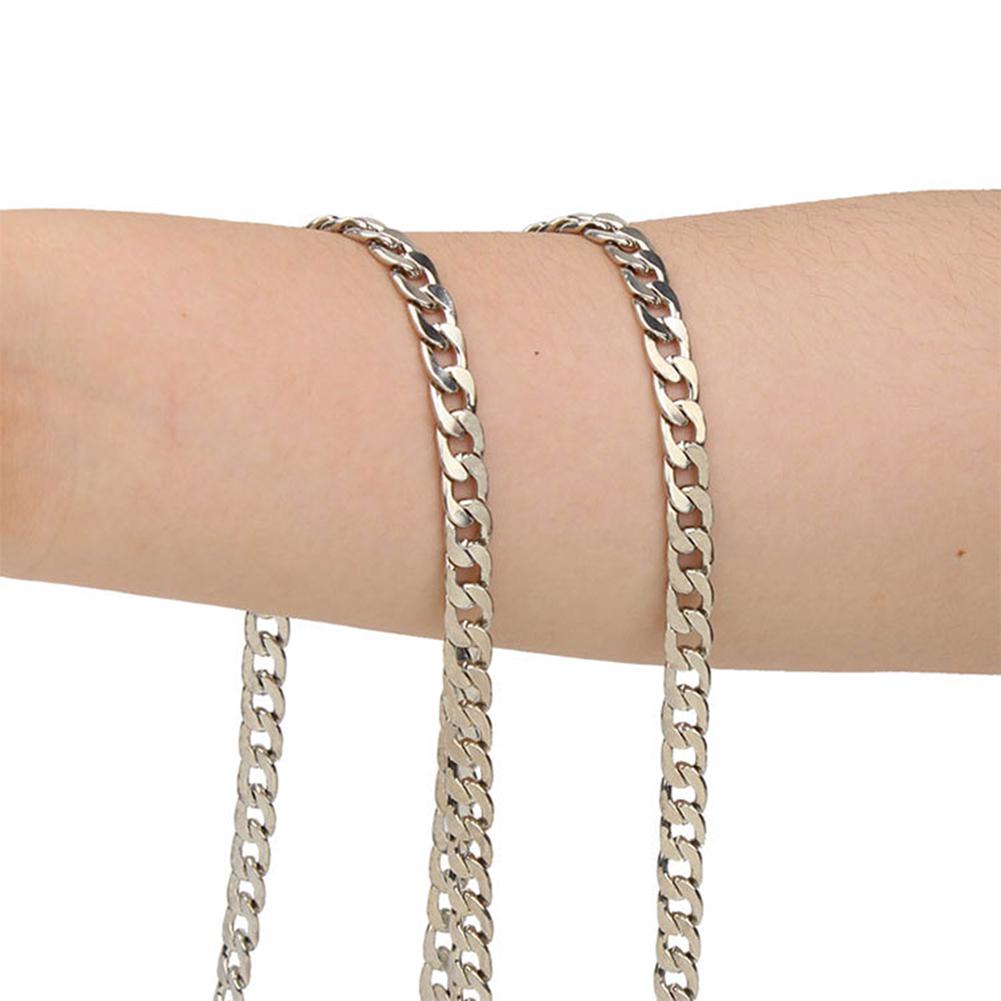 Bag Metal Chain Strap Handle Replacement for DIY Purse Shoulder Handbag 110cm