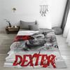 Dexter Morgan Blankets Coral Fleece Plush Movie Warm Throw Blankets for Car Sofa Couch Bedspread