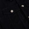 Men's  Winter Casual Long Sleeve Turn-down Collar Solid Denim Jacket Coat