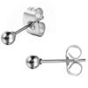 JewelryWe Gift for Your Loved One, Boyfriend/girlfriend: Jewelry Fashion Accessories Ladies Earrings, 3MM Earrings, Classic Stud Earrings, Body