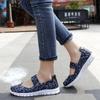 Summer Mary Janes Women Sandals Beach Lazy Shoes White Blue Casual Weave Soft Slip On Walking Color Sandals Large Size