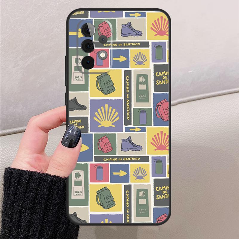 Camino de Santiago For Samsung Galaxy A55 A54 A34 A14 A16 A36 A56 A12 A32 A52 A13 A33 A53 A15 A35 A17 A57 Case
