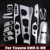 L/RHD For Toyota C-HR CHR 2017- Interior Accessories Window Switch A Pillar Steering Wheel AC Coniditons Outlet Vent  Cover
