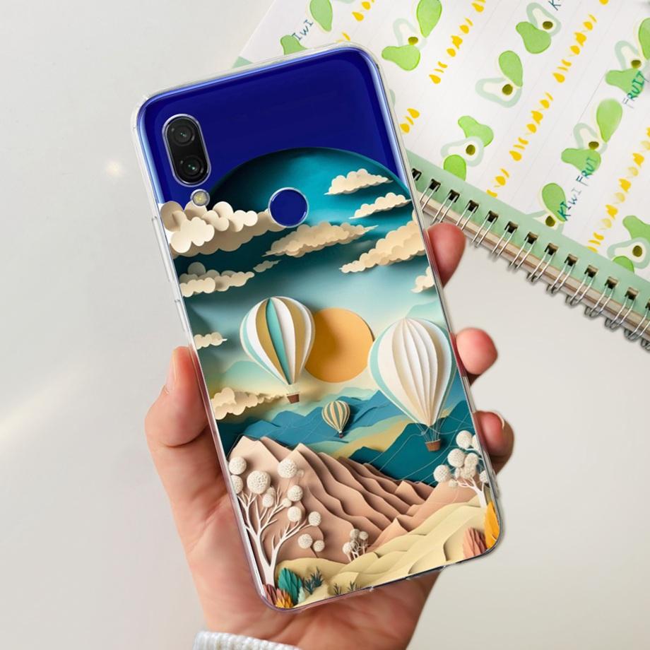 For Xiaomi Redmi Note 7 7Pro 6 Pro 5 Pro Phone Case Clear Soft TPU Silicone Back Cover Cool Cartoon Girly Fashion Bumper Capa