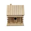 Practical Wooden Birdhouse Nesting Box Hanging Bird Nests for outside Home Garden Decoration - Bird Cage Accessories