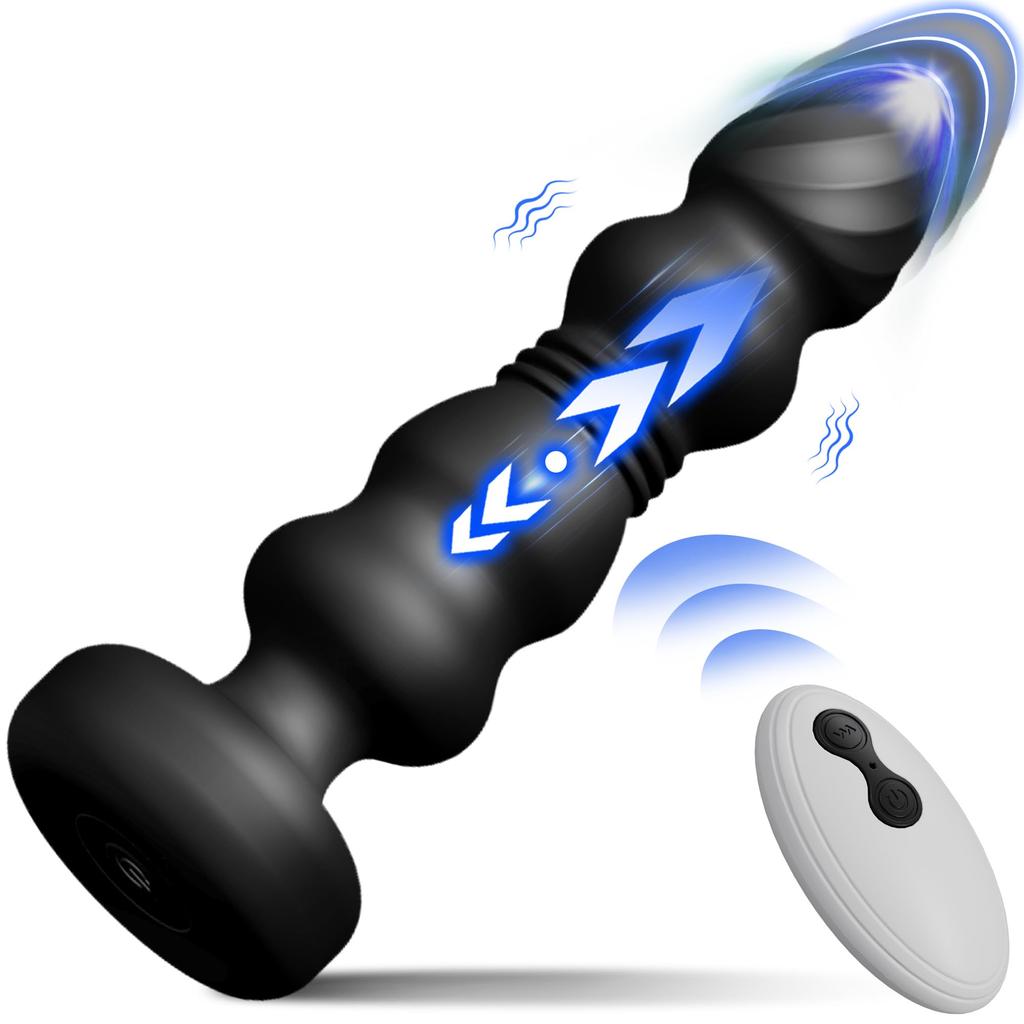 Super Icienjoy Anal Vibrator Anal Plug Anal Dildo Men Prostate Anal Development Men Adult Goods for Men Types of Pistons 10 Types of Vibration Remote