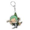 for OPTCG Card Keychain Luffy Chopper Jinbe Backpack Pendant Anime Game Fans Gift Recycled Acrylic Decoration Rare Card Toy