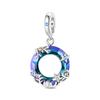 925 Silver Luminous Blue Ocean Series Octopus Starfish Charms Beads For Women Fit Bracelet DIY Jewelry Gifts