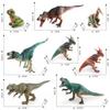 Detailed Pvc Static Dinosaur Figures Including Rex Pterosaurs Triceratops For Home Decor