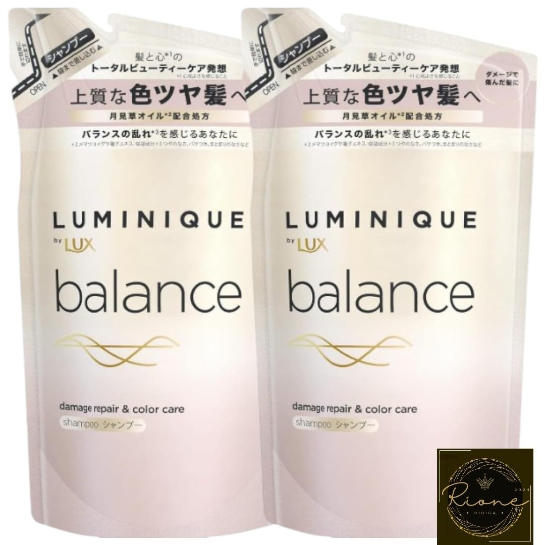 

LUX Luminique Balance Damage Repair & Color Care Shampoo 350g, 2 refill packs