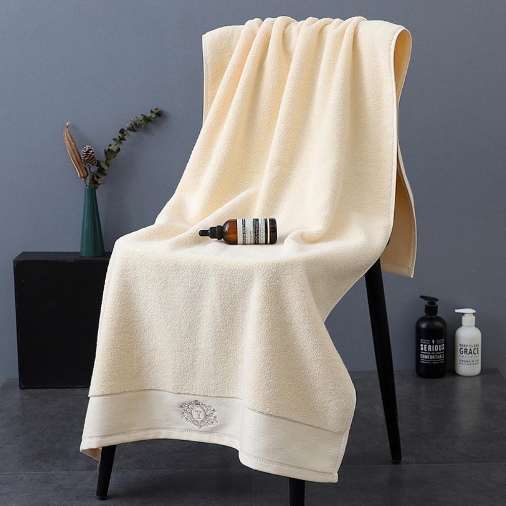 Spot large thickened cotton souvenir towel hotel men's sports face towel plain color broken gear water absorption