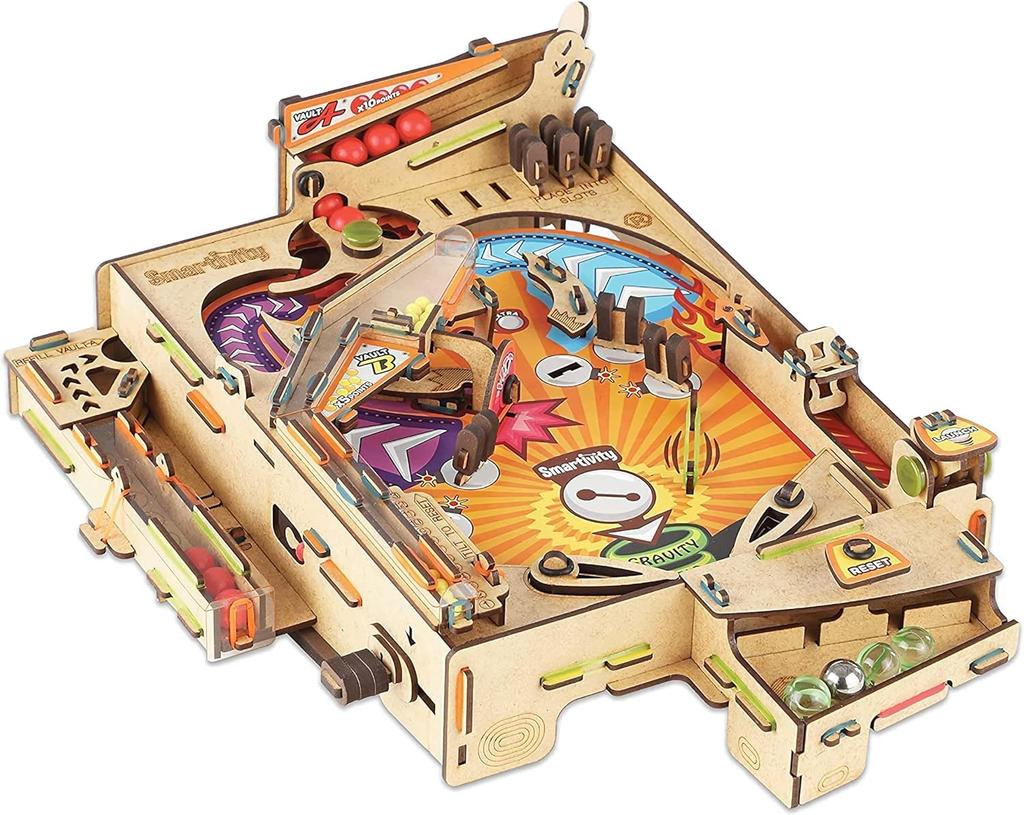 Smartivity Pinball Craft a fun and educational toy for ages 8 and includes Japanese STEAM DIY and is perfect for elementary and lower Kit, up,
