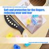 Breathable Silicones Guitar Finger Protectors For Left Hand Featuring Ventilation And Elastic Support For Long Duration Playing Session