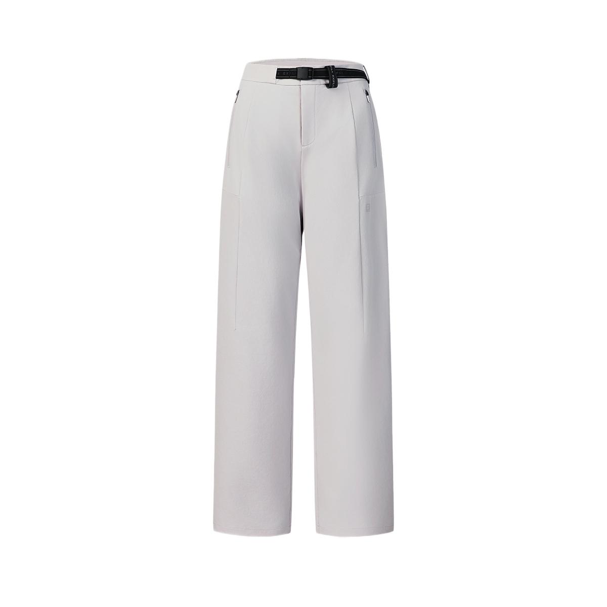 FILA Explore Mid-Rise Drawstring Solid Casual Pants Women bottoms A11W627802F-GY M