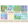 Children Early Education Toys Magical Book with Pen Water Drawing Montessori Toys Gift Reusable Coloring Book Magic Drawing Book