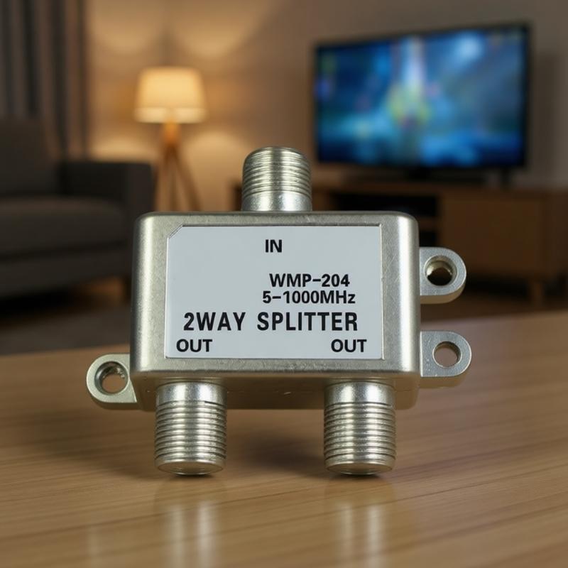 Professional TV Signal Splitter With Full Cores Interfaces And Wide Bandwidth 5-1000MHz Support