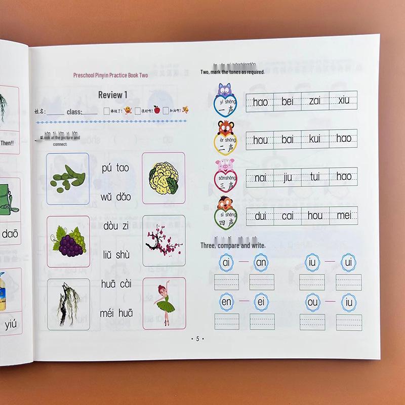Preschool to Early Primary: Phonics, Word Recognition & Pinyin Workbook