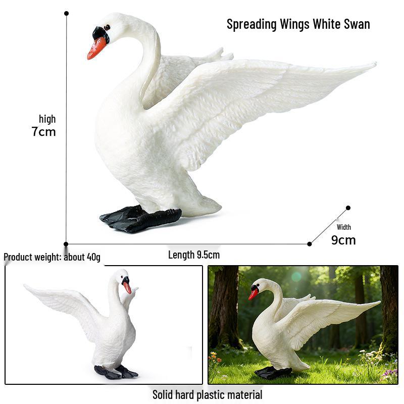 Farm Animal Simulation Toy Set: Chicken, Duck, Goose, Boar, Horse, Cow - Educational Gift for Children, Cognitive Ornament