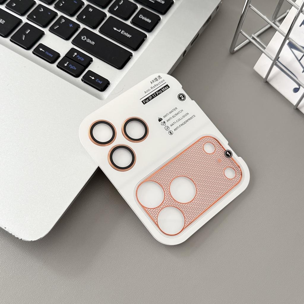 Tempered Glass Camera Lens Protector Net Cover for Iphone 17 Pro Max 17Pro Flim Phone Lens Protection Dustproof Shockproof Accessories