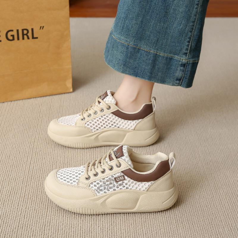 Shoes women's new summer single net little white shoes breathable thin versatile casual sports shoes