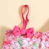 Children’s One-Shoulder Bow Bikini Swimsuit
