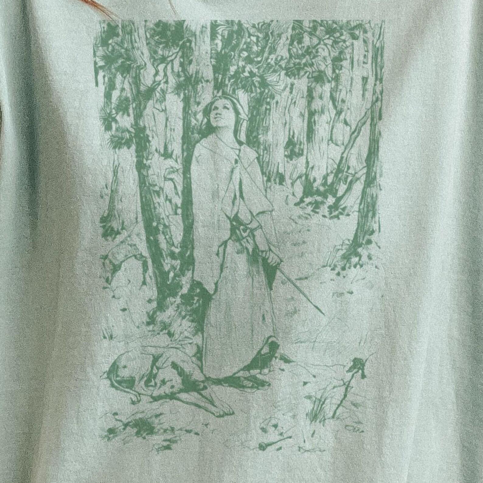 Joan of Arc Hearing the Voices T-Shirt | Historical Art Print Tee 150
