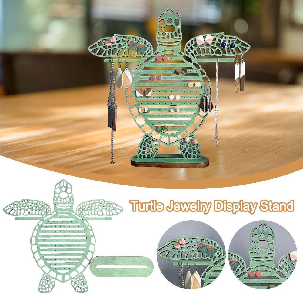 

Unique Jewelry Organizer Wooden Earring Stand Cute Earring Display Home Decor