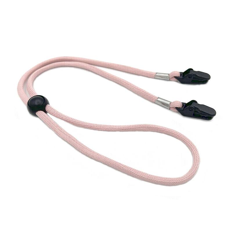 

1 шт. Фиксатор для шляпы Веревка от потери и падения Эластичный ветрозащитный ремешок для шляпы Съемный шнурок для маски Шнурок для подбородка шляпы Зажимы для ремешка шляпы светло-розовый