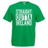Adults Straight Outta Ireland St Patricks Day Unisex Green TShirt