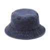[the Largest Selection] Washed Cotton Bucket Hat (6 Colors) (Navy)