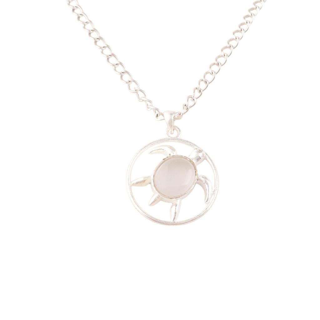 Selenite Gemstone 925 Solid Silver Jewelry Handmade Pendant Gift For Girlfriend CP-2-46