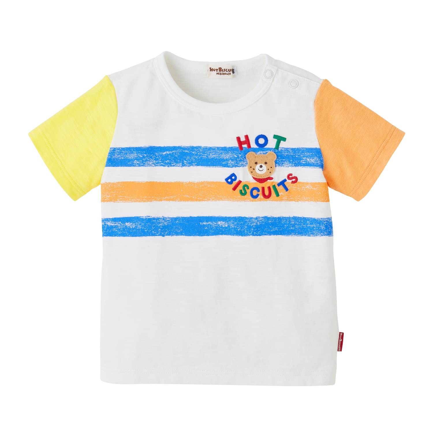 

Miki House Hot Biscuits Футболка с коротким рукавом для мальчиков и девочек, белая, 80 см, 72-5204-491 белый