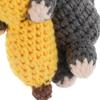 Cute Crochet Monkey Banana Keychain Handmade Knitted Animal Bag Charm Backpack Pendant Key Holder Lovely Gifts