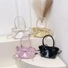 Handbag Trendy Single Shoulder Crossbody Bag With Bow Decoration For Daily Use