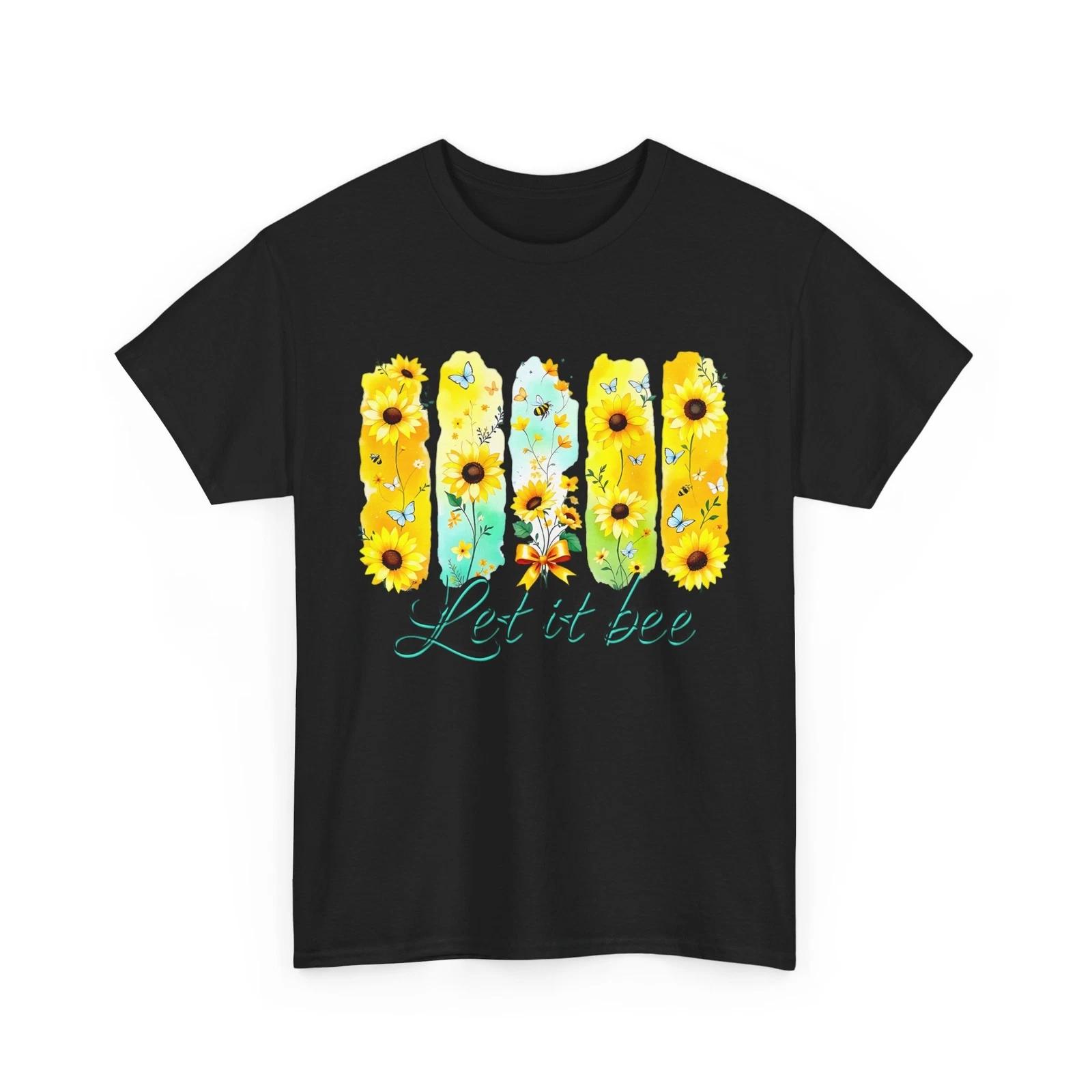 

Bee T-Shirt | Save the Bees Shirt | Funny Honeybee Tee | Brushstroke Let it bee S