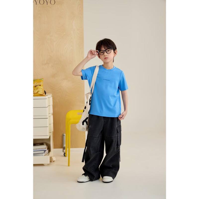 Children's Letter Print Breathable T-Shirt 9462D