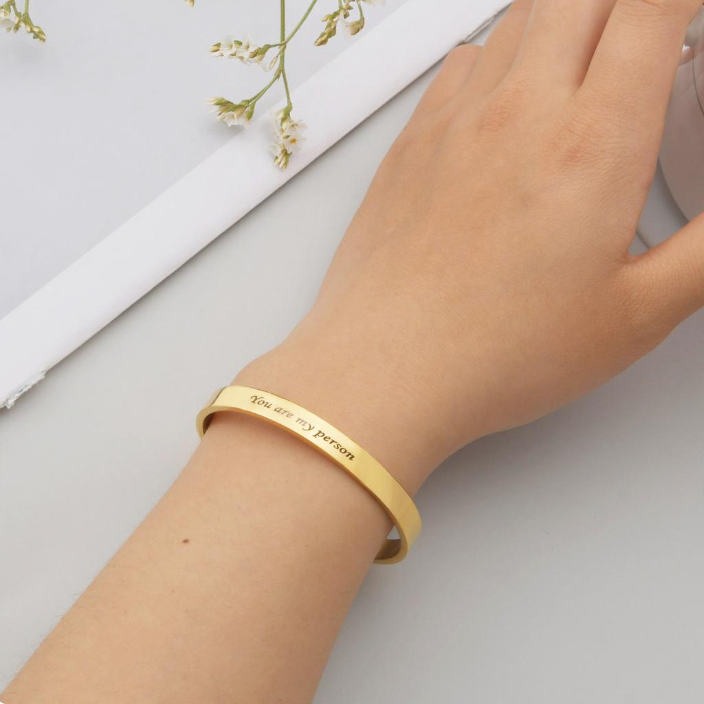 Atoztide Personalized Engraved Name Date Bracelet Necklace Jewelry Set Bangle Pendant Stainless Steel For Men Birthday Gift