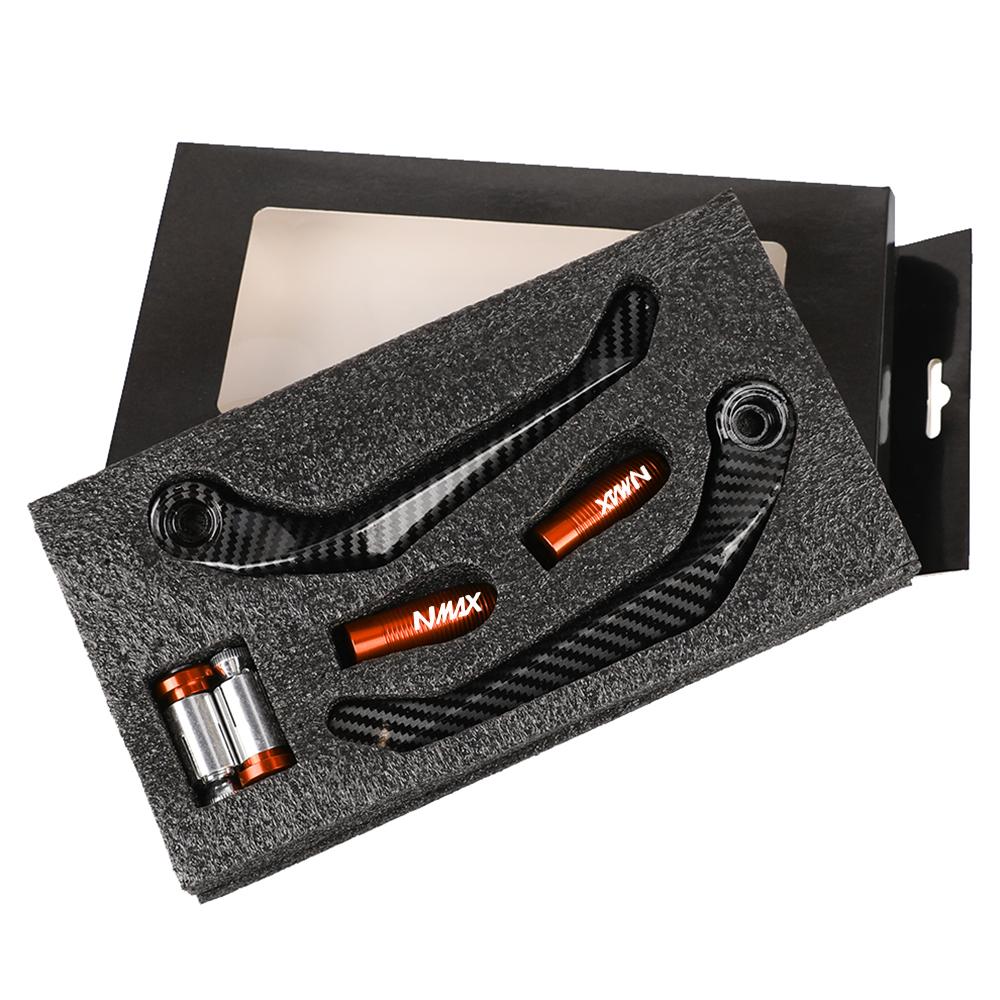 

NMAX155 NMAX125 аксессуар для мотоцикла, ручки для руля, защита тормозных рычагов сцепления для YAMAHA NMAX 155 125 2015 2016 оранжевый